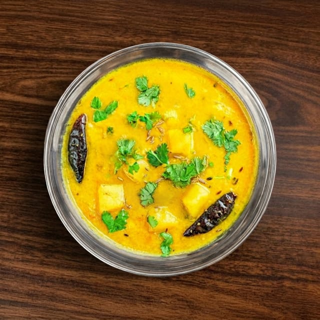 Daal Tadka (Tomato/Spinach).
