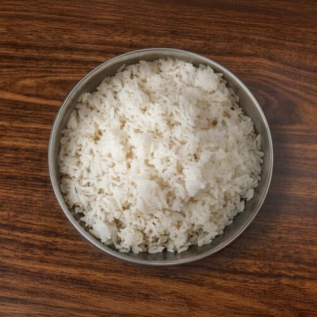 Steamed Rice.