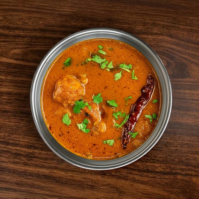 Andhra Chicken Curry.