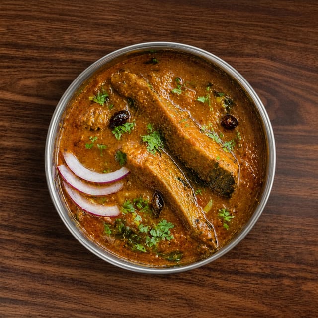 Vaaval Meen (Pomfret Fish) Kuzhambu.