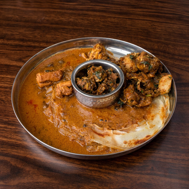 Parotta- Chicken Chukka-Chicken Salna.